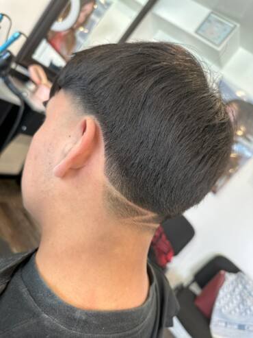  Client Joshua precise haircut transformation at Wendy Beauty Salon